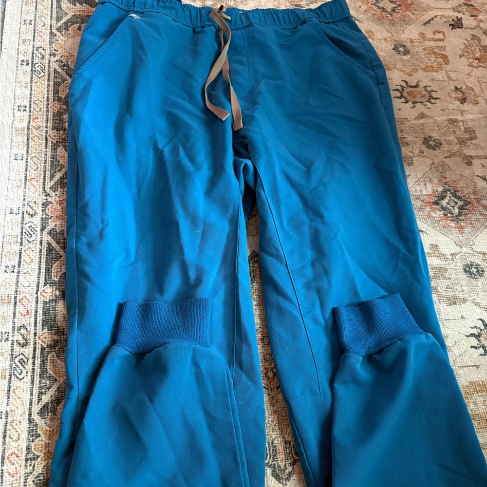 Figs Blue Pants Scrubs women's size medium
